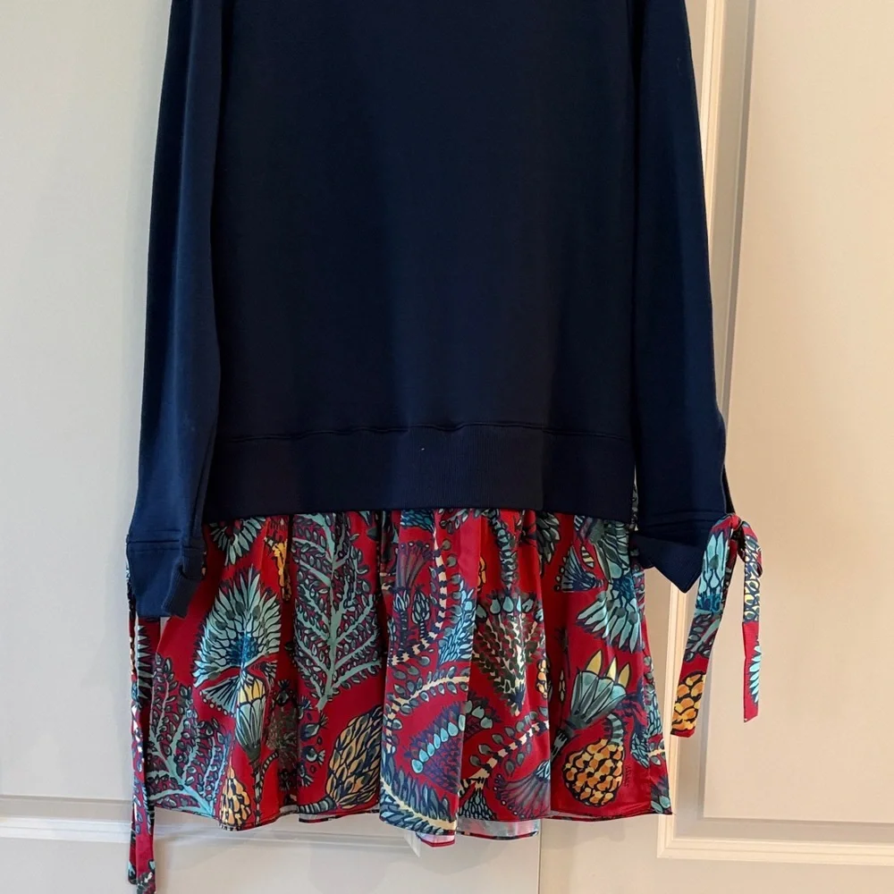 NWT DoubleJ Mixed media sweatshirt Sweater - Picture 9 of 11